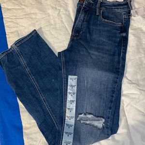 Old Navy Rockstar Super Skinny High Rise Dark Wash Jeans